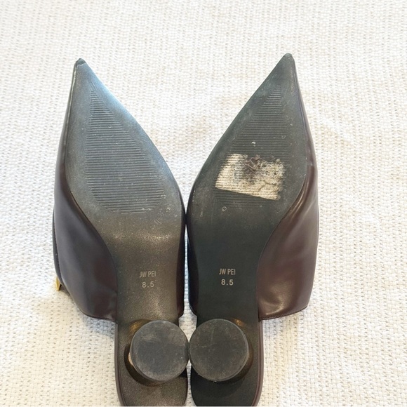 JW PEI HELENA PIERCED MULES- CLARET RED 8.5 - Picture 12 of 16
